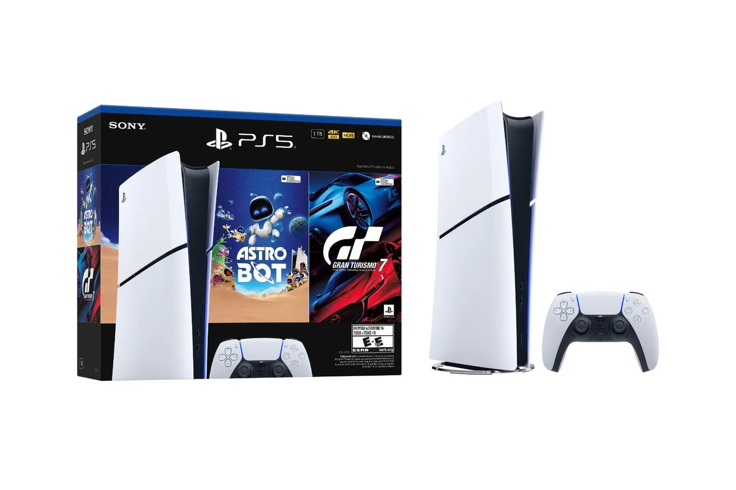 PS5 Slim Digital + Gran Turismo & Astrobot